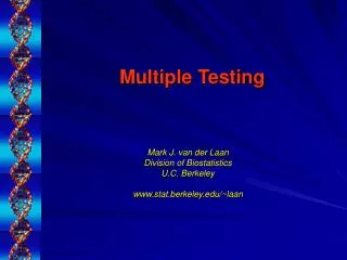 Multiple Testing