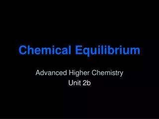 Chemical Equilibrium