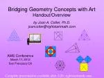 Bridging Geometry Concepts with Art Handout/Overview