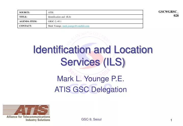identification and location services ils