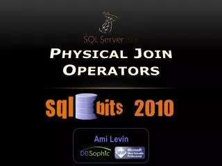Physical Join Operators