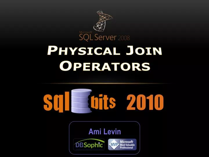 physical join operators