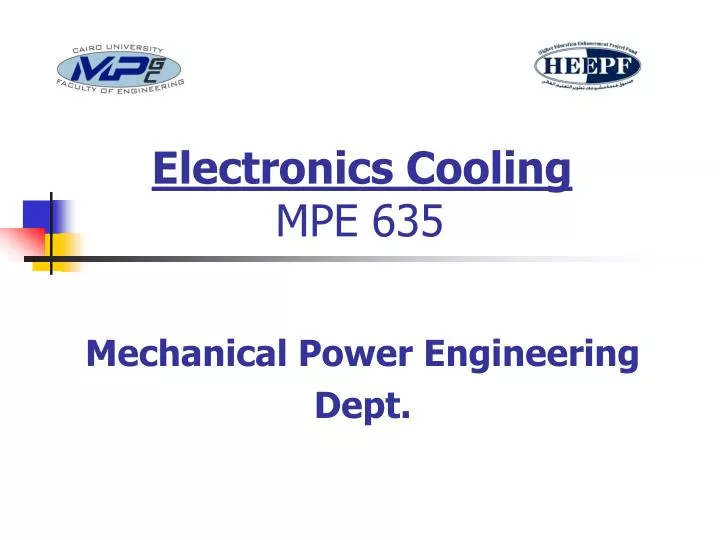 electronics cooling mpe 635