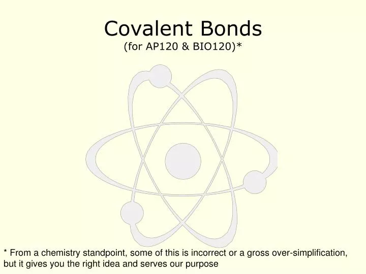 covalent bonds for ap120 bio120