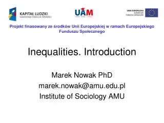 Inequalities. Introduction