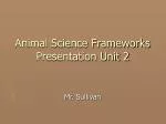 Animal Science Frameworks Presentation Unit 2 - slide 1