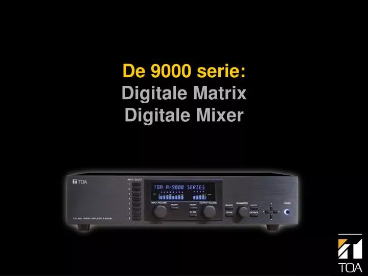 de 9000 serie digitale matrix digitale mixer