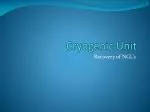 Cryogenic Unit - slide 1