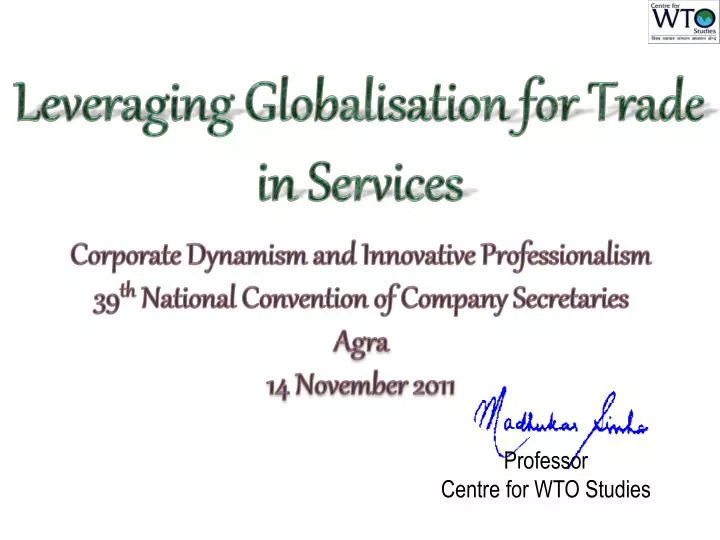 leveraging globalisation for trade in services