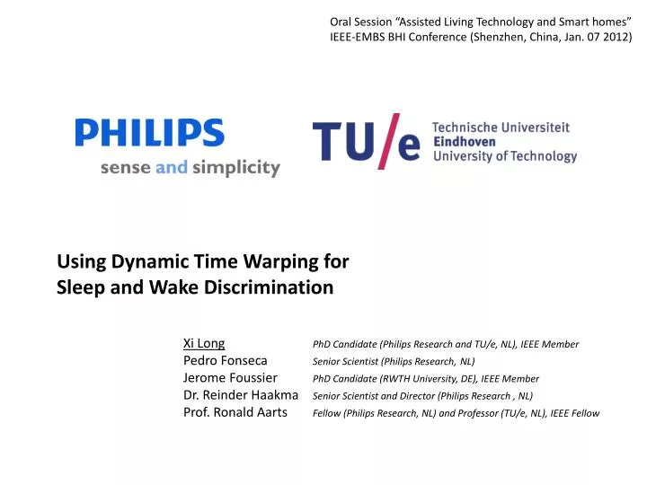 using dynamic time warping for sleep and wake discrimination