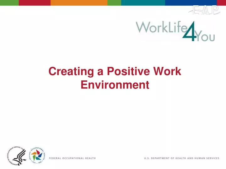 creating a positive work environment