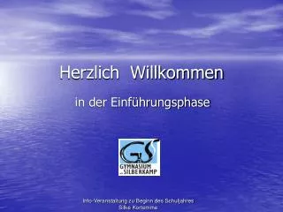 herzlich willkommen