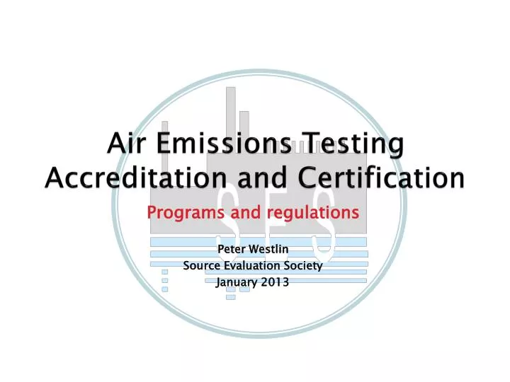 air emissions testing accreditation and certification