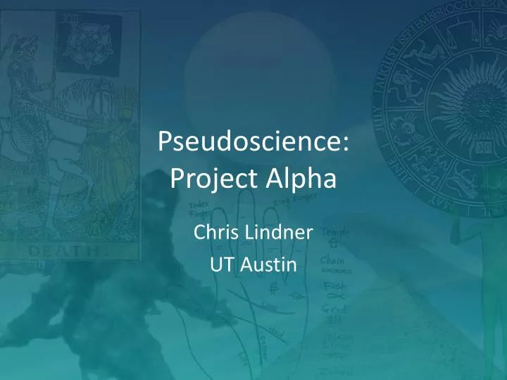pseudoscience project alpha