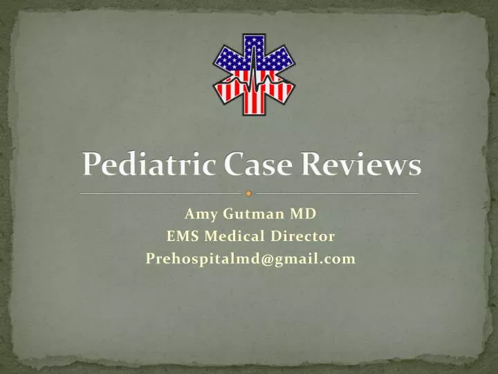 pediatric case reviews