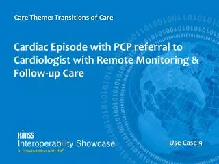 Cardiac Episode with PCP referral to Cardiologist with Remote Monitoring &amp; Follow-up Care