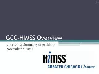 GCC-HIMSS Overview