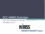 GCC-HIMSS Overview - slide 1