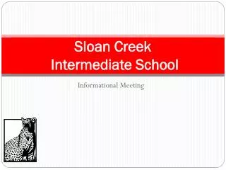 sloan creek intermediate school