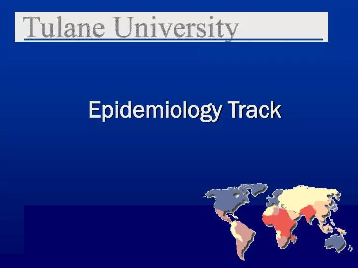 epidemiology track