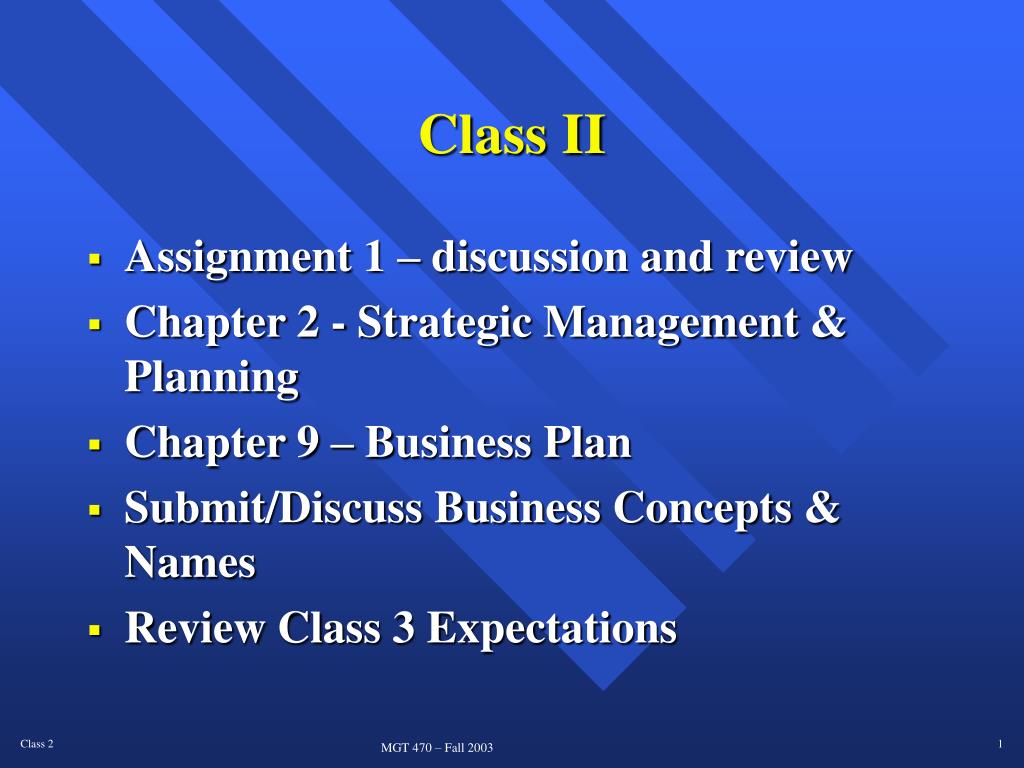 PPT - Class II PowerPoint Presentation, free download - ID:1794099