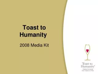 Toast to Humanity