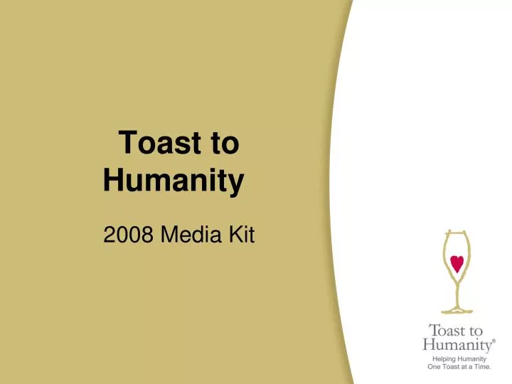 toast to humanity