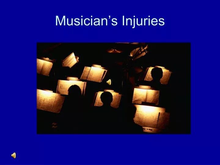 musician s injuries
