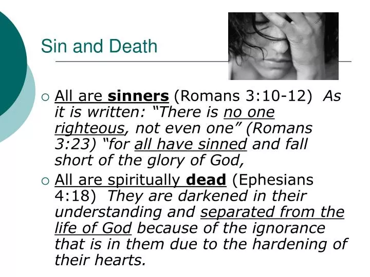 sin and death