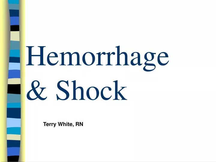 hemorrhage shock