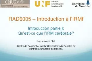 introduction partie i qu est ce que l irm c r brale