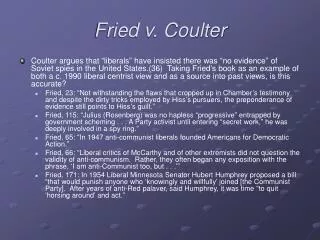 Fried v. Coulter