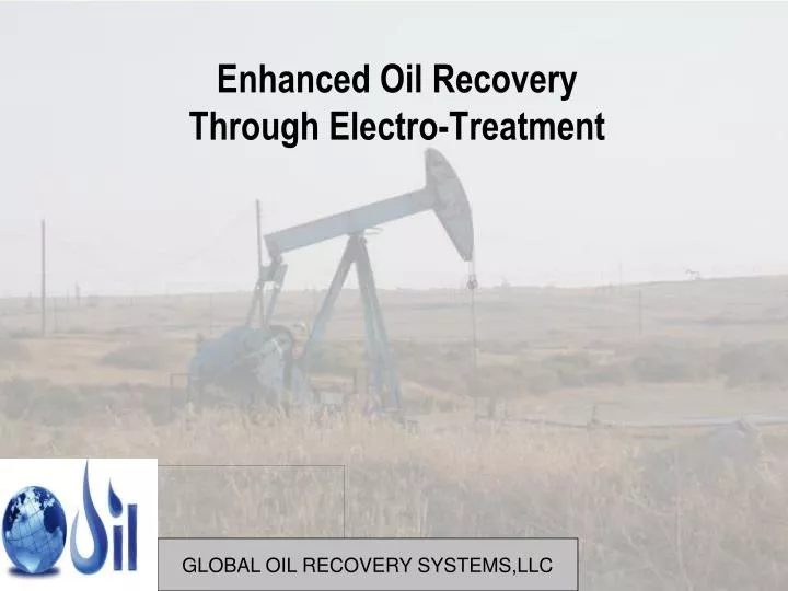 enhanced oil recovery through electro treatment