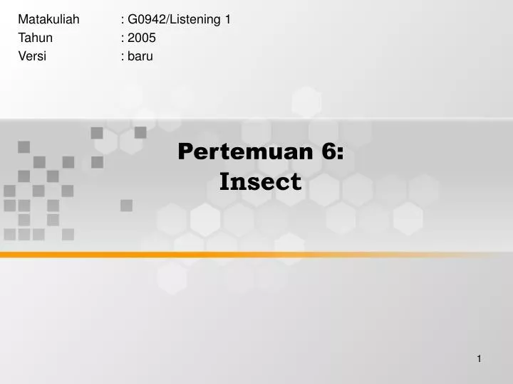 pertemuan 6 insect