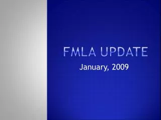FMLA Update