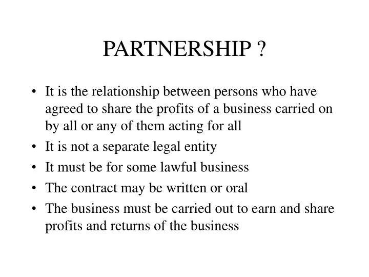 partnership