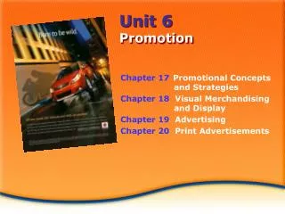 Unit 6 Promotion