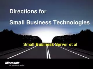 Small Business Server et al