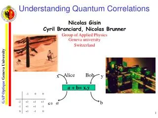 Understanding Quantum Correlations