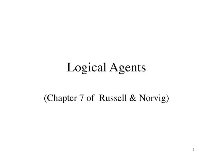 logical agents