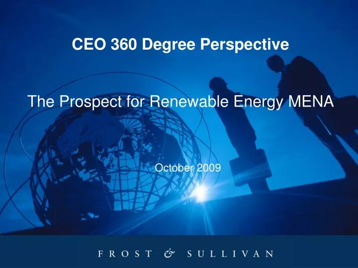 ceo 360 degree perspective the prospect for renewable energy mena