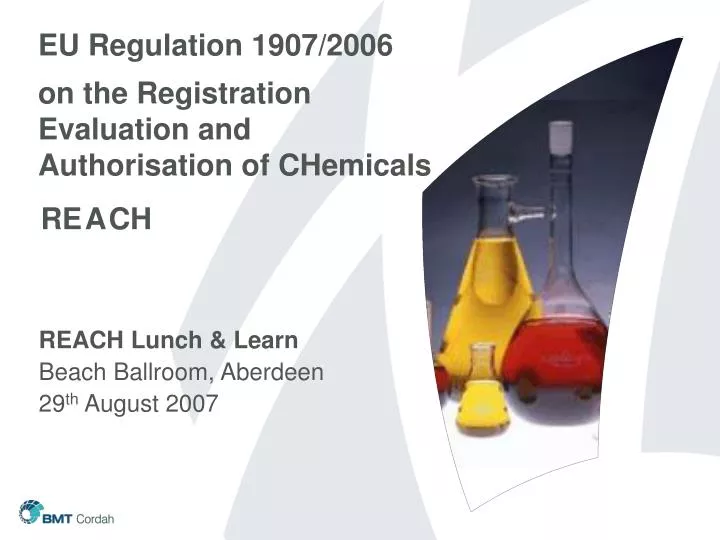 eu regulation 1907 2006 on the registration evaluation and authorisation of chemicals