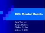 HCI: Mental Models - slide 1