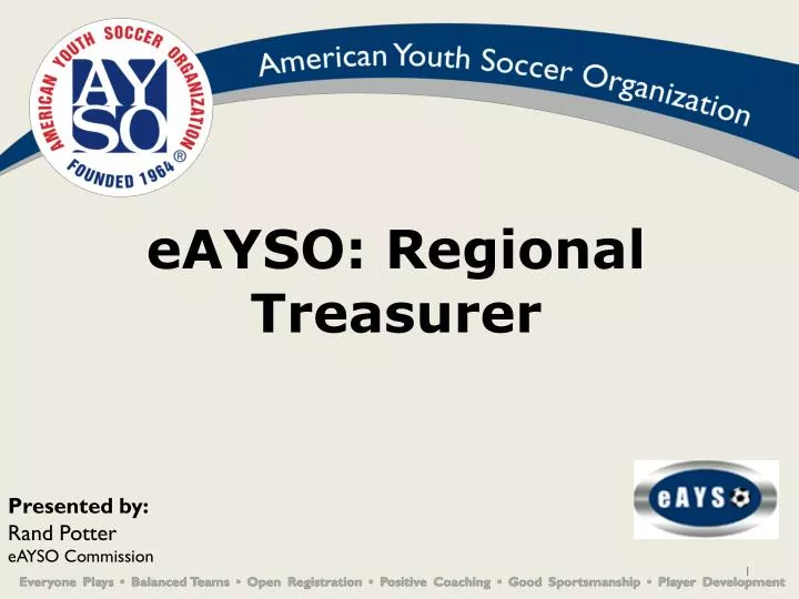 eayso regional treasurer