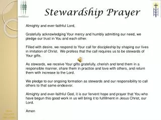 Stewardship Prayer