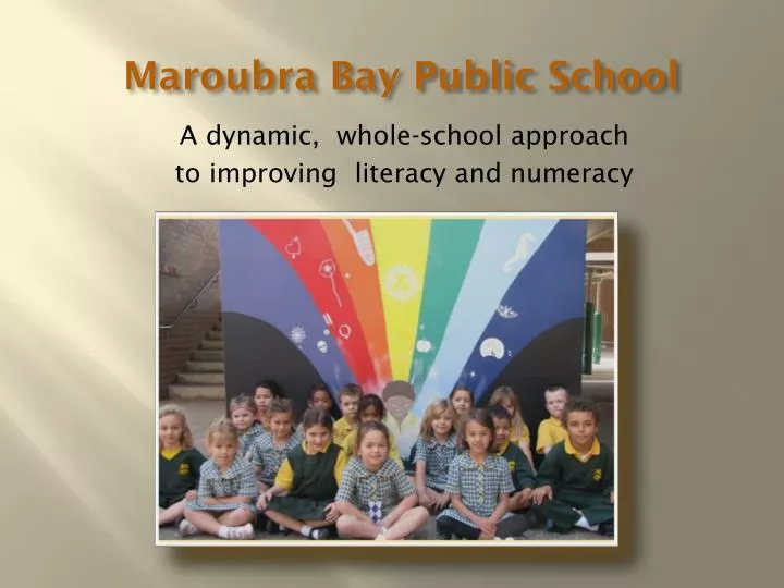 maroubra bay public school