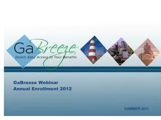 GaBreeze Webinar Annual Enrollment 2012