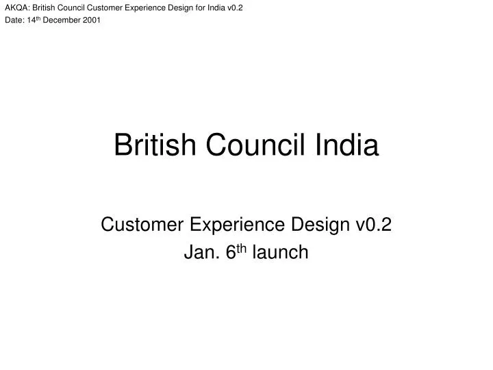 british council india