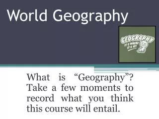 World Geography