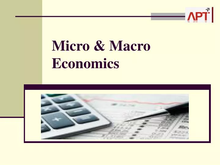 micro macro economics